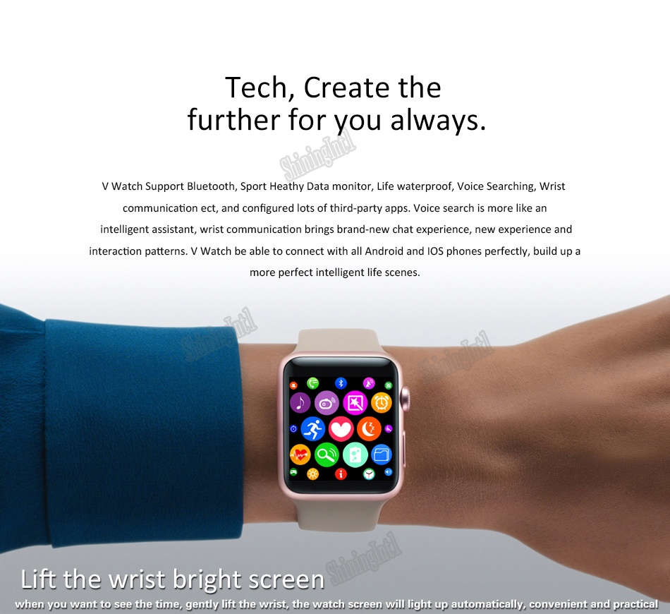 2nd Generation Smart Watch Compatible With Iwatch Shiningintl
